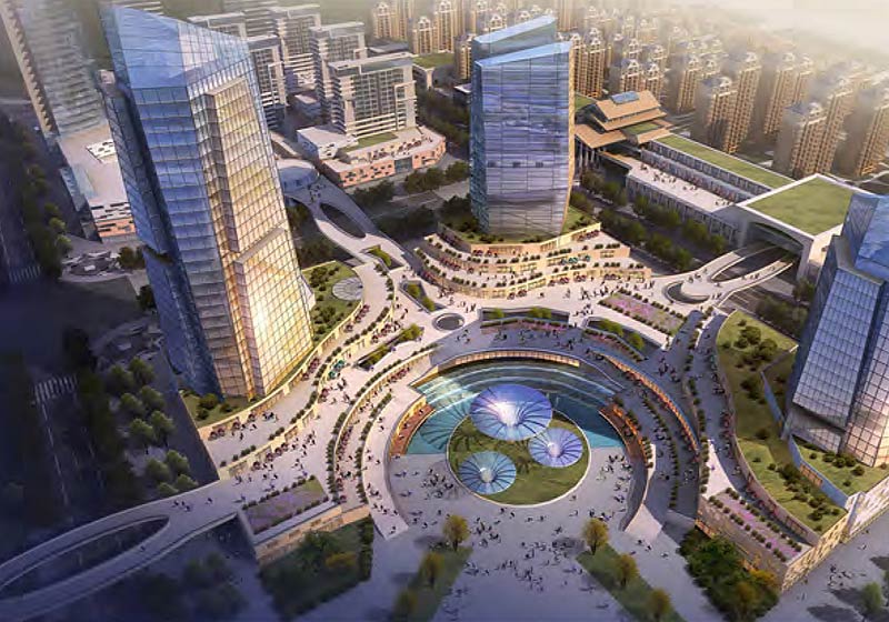 潍坊经济开发区中心商务区城市设计 - wonder design