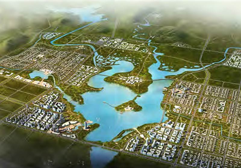 扶绥人工南湖规划图图片